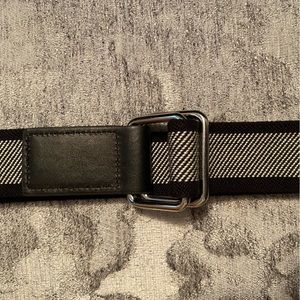 Five Four Black and White Tweed Style Belt